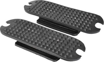 Produktbild von Steigbügeleinlagen Fillis von 4Horses aus Gummi in Schwarz 11cm
