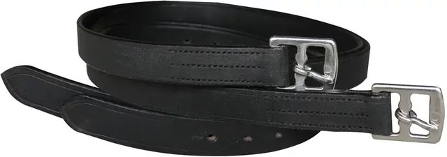 Produktbild von Steigbügelriemen Canter aus Leder in Schwarz für Shetty