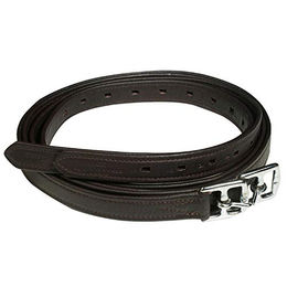 Steigbügelriemen Colorado aus Kunstleder in Espresso Braun 155 cm – Bild 1 von 2