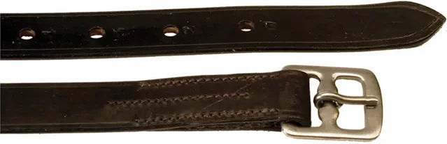 Produktbild von Steigbügelriemen Supreme aus Leder für Pferde in Braun oder Schwarz