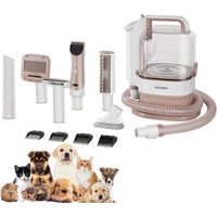 Produktbild von STEINBORG Tierhaarentferner und Fellpflege-Set für Hunde und Katzen mit Staubsauger und Bürste, Weiß