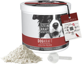 Steinkraft DOGKRAFT Zeolith Pulver Pur Verdauungshilfe für Hunde 450 g – Bild 1 von 1