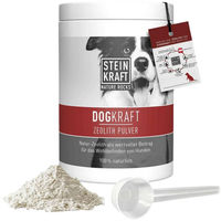 Produktbild von Steinkraft DOGKRAFT Zeolith Pulver Pur zur Unterstützung der Verdauung für Hunde aller Altersstufen und Größen 250 g