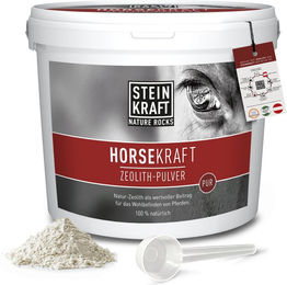 Steinkraft HORSEKRAFT Zeolith Pulver PUR zur Verdauungshilfe für Pferde 3 kg – Bild 1 von 1
