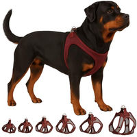 Produktbild von Step&Go Bento Flamingo Harness Hundegeschirr XXL für große Hunde in Aubergine/Lila aus Mesh