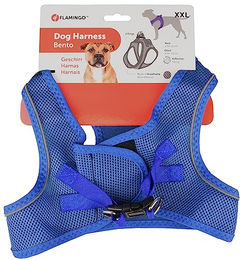 Produktbild von Step&GO BENTO Hundegeschirr aus Nylon Blau XXL 56-62cm
