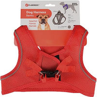 Produktbild von Step&GO BENTO Hundegeschirr Flamingo Rot XXL aus Nylon