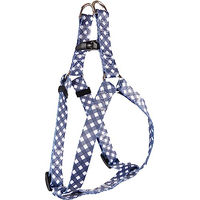 Produktbild von Step&GO Hundegeschirr Salome Flamingo Grau Weiß Größe S 35-50cm