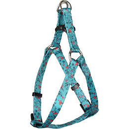 Step&GO Hundegeschirr Samar Flamingo Grün Größe M 45-60cm – Bild 1 von 2