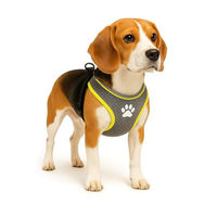 Produktbild von Step&Go Tasha Hundegeschirr Flamingo Grau Nylon Größe M 65-75cm