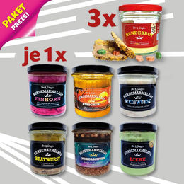 Stevi & Schnück's Glück to go Hundemarmelade und Hunde-Brot-Backmischung für erwachsene Hunde ohne Konservierungsstoffe und Zucker – Bild 1 von 4