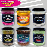 Produktbild von Stevi & Schnück's Hundemarmelade Paste für Hunde Adult 6 Sorten 275g Glas ohne Zucker und Konservierungsstoffe