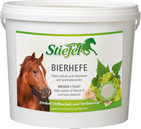 Stiefel Bierhefe Einzelfuttermittel für Pferde 3 kg zur Unterstützung von Stoffwechsel Verdauung sowie Haut und Fell - 3 kg – Bild 1 von 6