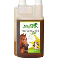 Produktbild von Stiefel Gelenkkräutersaft Ergänzungsfutter für Pferde zur Unterstützung von Gelenken und Sehnen 1000 ml - 2 x 1000 ml