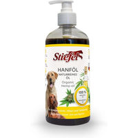 Produktbild von Stiefel Hanföl für Hunde 500 ml Veganes Ergänzungsfutter für Immunsystem Haut Fell und Verdauung