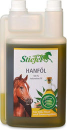 Stiefel Hanföl für Pferde zur Unterstützung von Haut, Fell und Immunsystem 1 Liter - 1 l – Bild 1 von 5