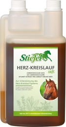 Produktbild von Stiefel Herz-Kreislauf-Saft Ergänzungsfutter für Senior Pferde Sport und Leistung
