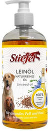 Stiefel Leinöl für Hunde 500 ml naturreines Öl für Haut Fell und Verdauung – Bild 1 von 11