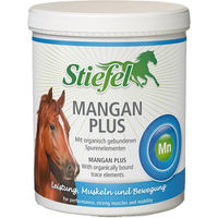 Produktbild von Stiefel Mangan Plus Mineralfutter Nahrungsergänzung für Pferde zur Unterstützung von Muskeln, Gelenken und Knochen 1 kg - 1 kg
