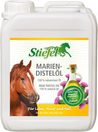 Stiefel Mariendistelöl für Pferde zur Unterstützung von Leber, Haut und Fell 5 Liter - 5 l – Bild 1 von 2