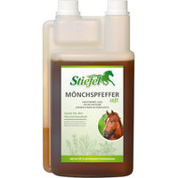 Produktbild von Stiefel Mönchspfeffersaft Ergänzungsfuttermittel für Pferde zur Unterstützung des Hormonhaushalts 1 l - 1000 ml