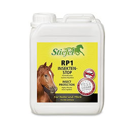 Stiefel RP1 Insekten-Stop Spray Insektenschutz für Pferd und Reiter 2500ml Kanister alkoholfrei und geruchsarm - 2,5 l – Bild 1 von 6