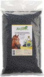 Produktbild von Stiefel Schwarzkümmel Pellets Einzelfuttermittel zur Immunstärkung und Unterstützung der Atemwege