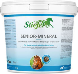 Stiefel Senior Mineral Nahrungsergänzung für Pferde mit Vitaminen und Spurenelementen 3 kg - 3 kg – Bild 1 von 4