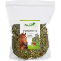 Produktbild von Stiefel Wurmkräuter für Pferde 1 kg naturbelassene Kräutermischung zur Unterstützung der Magen-Darm-Verdauung - 1 kg