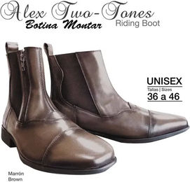Stiefeletten Zaldi Alex aus Leder in Braun Größe 39 Unisex – Bild 1 von 1