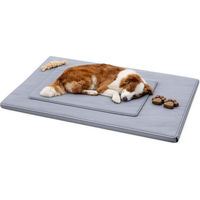 Produktbild von Stoffschmiede Hundematte Kühlmatte für Hunde 70x100cm Grau Braun