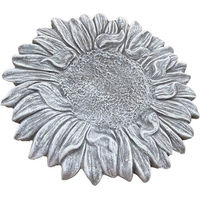 Produktbild von Stone and Style Vogeltränke Sonnenblume aus Kunstharz Grau frostfest