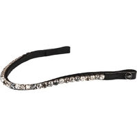 Produktbild von Strass-Horse Crown Supreme Modello Shade Trense aus Kunstleder in Schwarz
