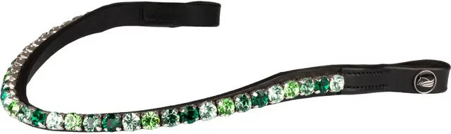 Produktbild von Strass-Horse Crown Supreme Modello Shade Trense aus Kunstleder in Schwarz oder Bunt