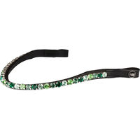 Produktbild von Strass-Horse Crown Supreme Modello Shade Trense aus Kunstleder in Schwarz oder Bunt
