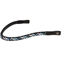 Produktbild von Strass-Horse Fliegenmaske Supreme Spirit Model Schwarz aus Kunstleder für Warmblut