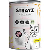 Produktbild von STRAYZ Bio Hundefutter Ente und Süßkartoffel 6x400g