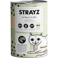 Produktbild von STRAYZ Bio Hundefutter Huhn und Zucchini 6x400g