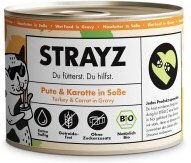 Produktbild von STRAYZ Bio Hundefutter Pute und Karotte in Soße, getreidefrei und monoprotein, 6x 200 g - 6 x 200 g