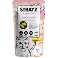 Produktbild von STRAYZ Bio Hundepaté Ente und Süßkartoffel 14x85g - 14 x 85 g