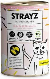 Produktbild von STRAYZ Bio Hundepaté Ente und Süßkartoffel 6x400g - 6 x 400 g