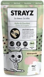 Produktbild von STRAYZ Bio Hundepaté Huhn und Zucchini 14x85g hypoallergen - 14 x 85 g
