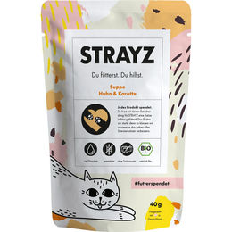 STRAYZ BIO Hundesuppe Huhn & Karotte 14x40g – Bild 1 von 2