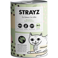 Produktbild von STRAYZ Bio Katzenfutter Huhn und Zucchini Adult 6x400g - 6 x 400 g