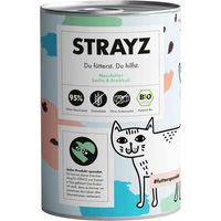 Produktbild von STRAYZ Bio Katzenfutter Lachs und Brokkoli Adult 6x400g - 6 x 400 g