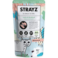 Produktbild von STRAYZ Bio Lachs Pastete für Katzen Adult 14 x 85 g - 6 x 85 g