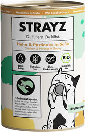 Strayz Katzen-Nassfutter Huhn & Pastinake in Soße 400 g – Bild 1 von 1