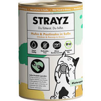 Produktbild von Strayz Katzen-Nassfutter Huhn & Pastinake in Soße 400 g