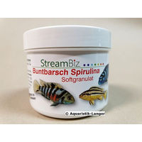 Produktbild von StreamBiz Buntbarsch Spirulina Softgranulat für Süßwasserfische - 80 g