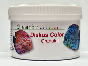 Produktbild von StreamBiz Diskus Color Granulat mit Farbverstärker für Süßwasserfische 230 g - 230 g